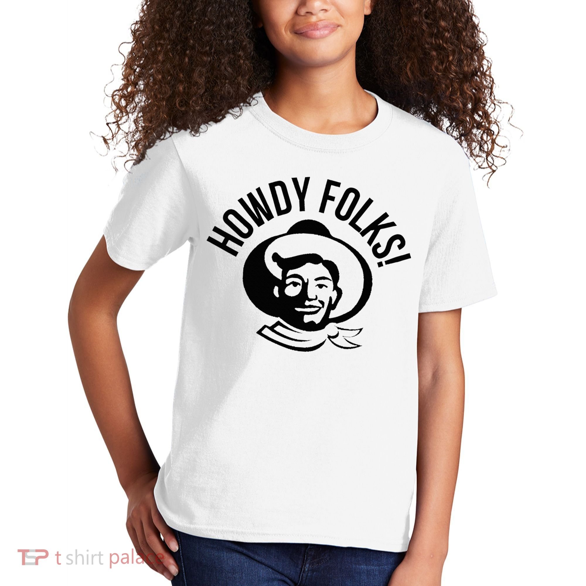 Howdy Folks State Fair Texas Cowboy Kids T-Shirt