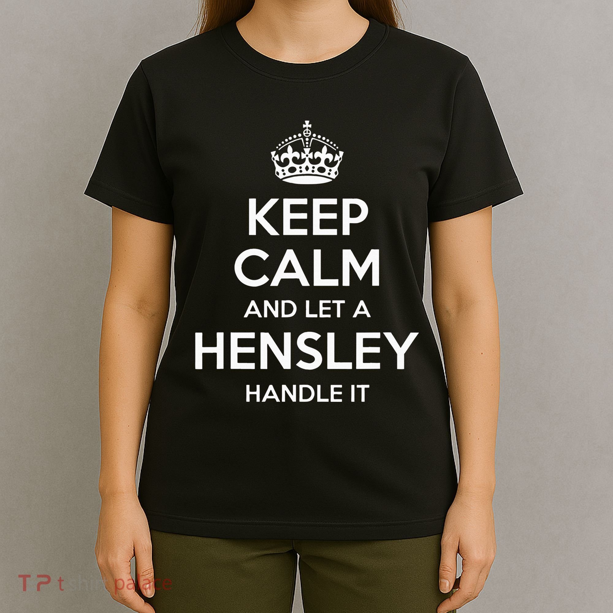 Hensley Funny Surname Family Tree Birthday Reunion Gift Idea T-Shirt