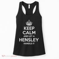 Hensley Funny Surname Family Tree Birthday Reunion Gift Idea Women's Tank Top thumb 0