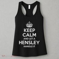 Hensley Funny Surname Family Tree Birthday Reunion Gift Idea Women's Tank Top thumb 3