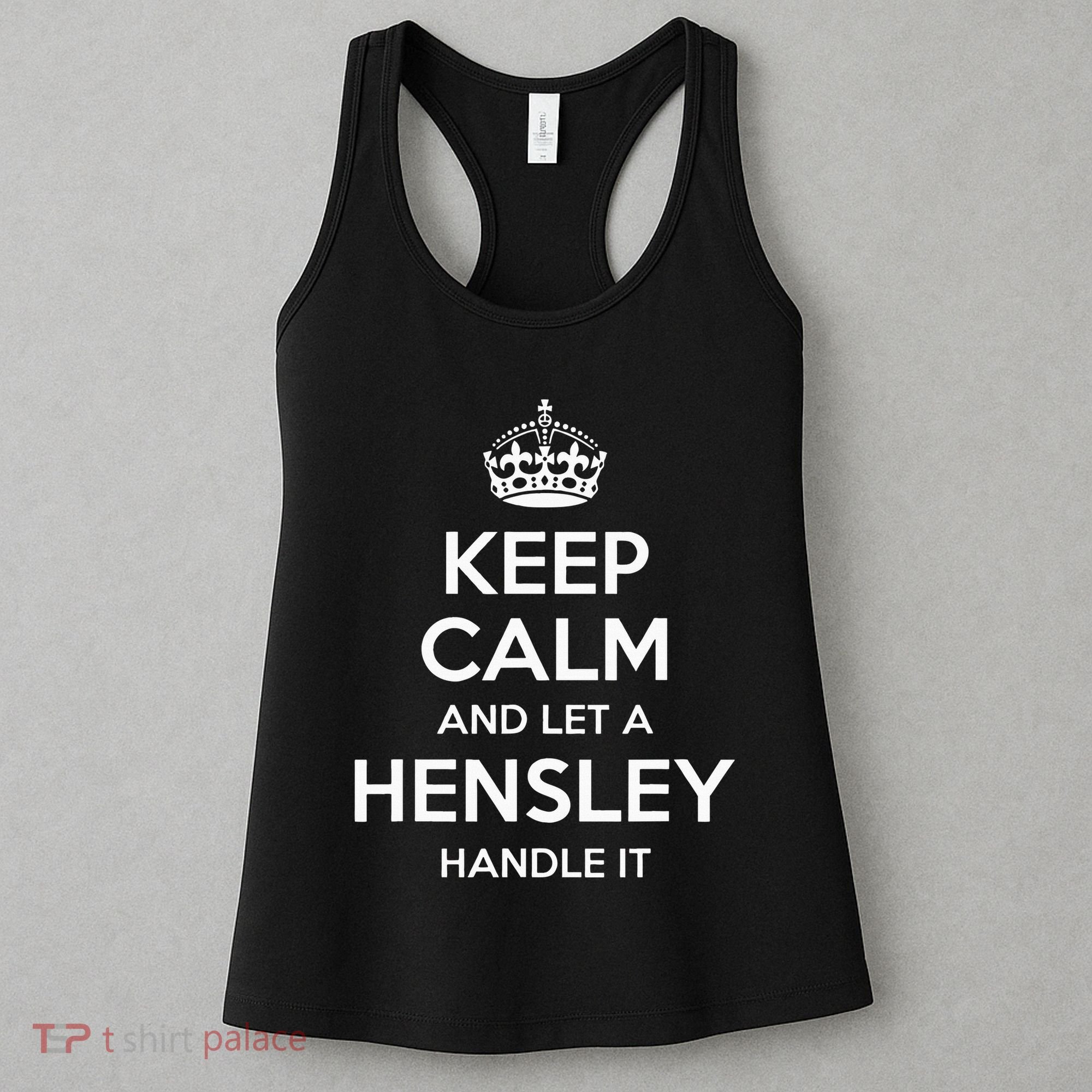 Hensley Funny Surname Family Tree Birthday Reunion Gift Idea Women's Tank Top