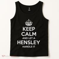 Hensley Funny Surname Family Tree Birthday Reunion Gift Idea Tank Top thumb 2
