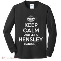Hensley Funny Surname Family Tree Birthday Reunion Gift Idea Kids Long Sleeve Shirt thumb 0