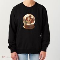 Holy Family Snow Globe Women's Sweatshirt thumb 0