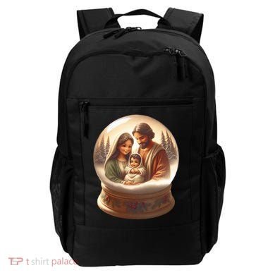 Holy Family Snow Globe Backpack