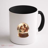 Holy Family Snow Globe Coffee Mug thumb 1