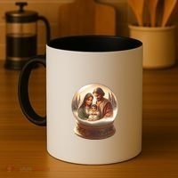 Holy Family Snow Globe Coffee Mug thumb 4