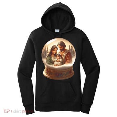 Holy Family Snow Globe Women's Hoodie
