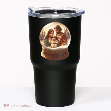 Holy Family Snow Globe Tumbler