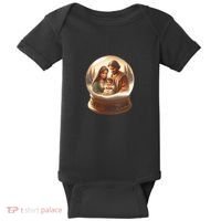 Holy Family Snow Globe Baby Bodysuit thumb 0