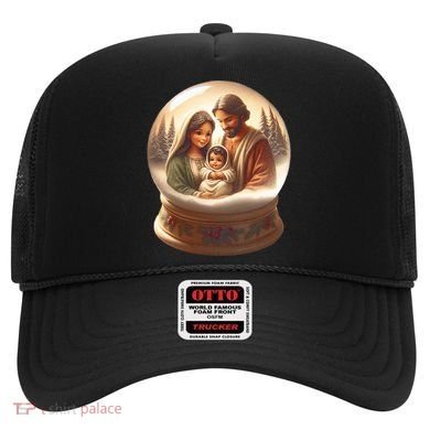 Holy Family Snow Globe Hat