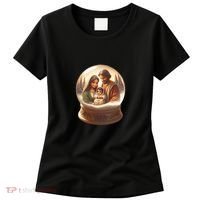 Holy Family Snow Globe Women's T-Shirt thumb 0