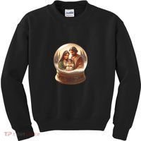 Holy Family Snow Globe Kids Sweatshirt thumb 0