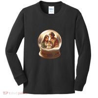 Holy Family Snow Globe Kids Long Sleeve Shirt thumb 0