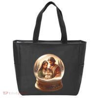 Holy Family Snow Globe Tote Bag thumb 0