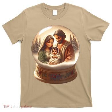 Holy Family Snow Globe T-Shirt