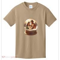 Holy Family Snow Globe Kids T-Shirt thumb 0