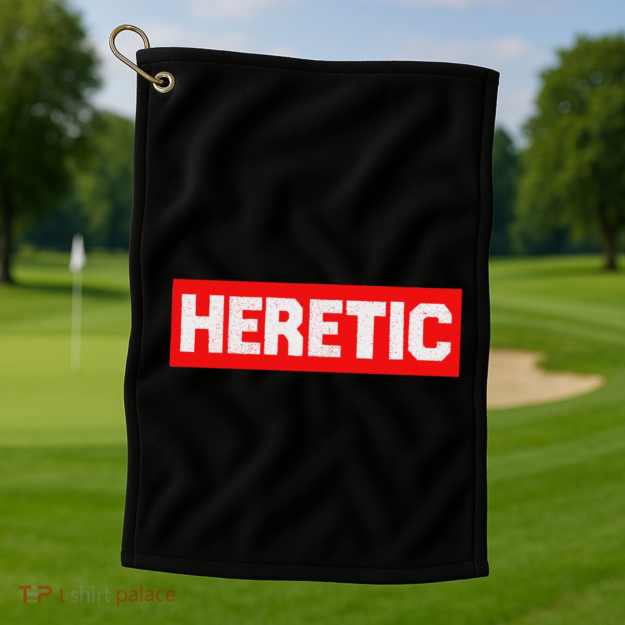 Heretic Free Speech Golf Towel