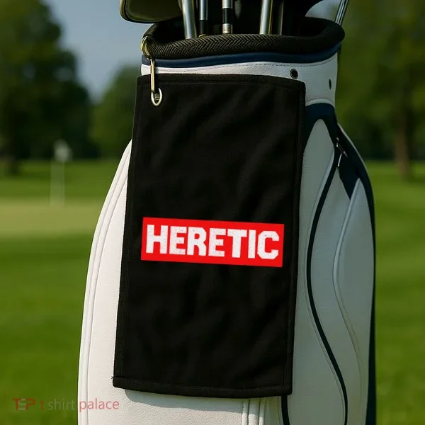 Heretic Free Speech Golf Towel