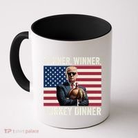 Humor Funny Trump Winner Winner Turkey Dinner Thanksgiving Cool Gift Coffee Mug thumb 0