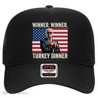Humor Funny Trump Winner Winner Turkey Dinner Thanksgiving Cool Gift Hat thumb 0