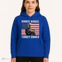 Humor Funny Trump Winner Winner Turkey Dinner Thanksgiving Cool Gift Hoodie thumb 5