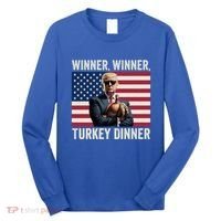 Humor Funny Trump Winner Winner Turkey Dinner Thanksgiving Cool Gift Long Sleeve Shirt thumb 0