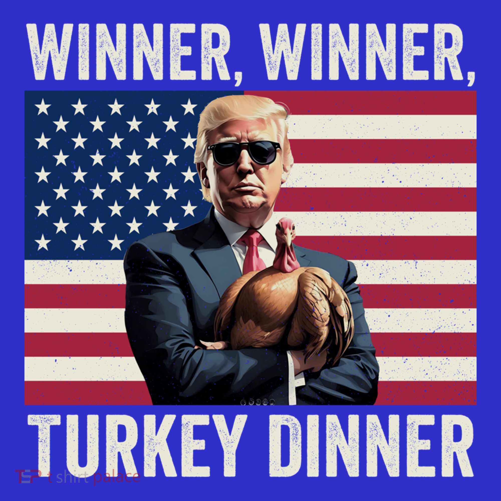Humor Funny Trump Winner Winner Turkey Dinner Thanksgiving Cool Gift Mousepad