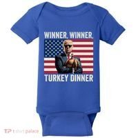 Humor Funny Trump Winner Winner Turkey Dinner Thanksgiving Cool Gift Baby Bodysuit thumb 0