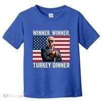 Humor Funny Trump Winner Winner Turkey Dinner Thanksgiving Cool Gift Toddler T-Shirt thumb 0