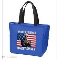 Humor Funny Trump Winner Winner Turkey Dinner Thanksgiving Cool Gift Tote Bag thumb 3