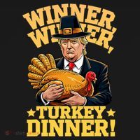 Humor Funny Trump Winner Winner Turkey Dinner Thanksgiving Hoodie thumb 7