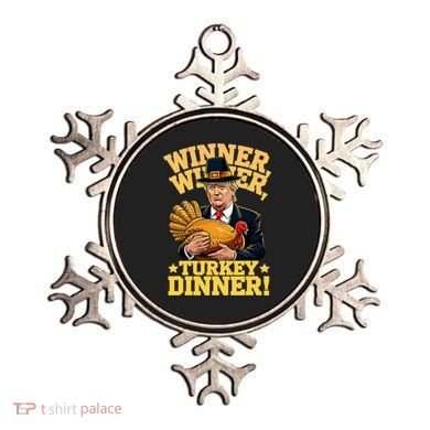 Humor Funny Trump Winner Winner Turkey Dinner Thanksgiving Ornament