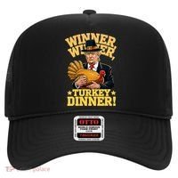 Humor Funny Trump Winner Winner Turkey Dinner Thanksgiving Hat thumb 0