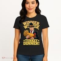 Humor Funny Trump Winner Winner Turkey Dinner Thanksgiving Women's T-Shirt thumb 4