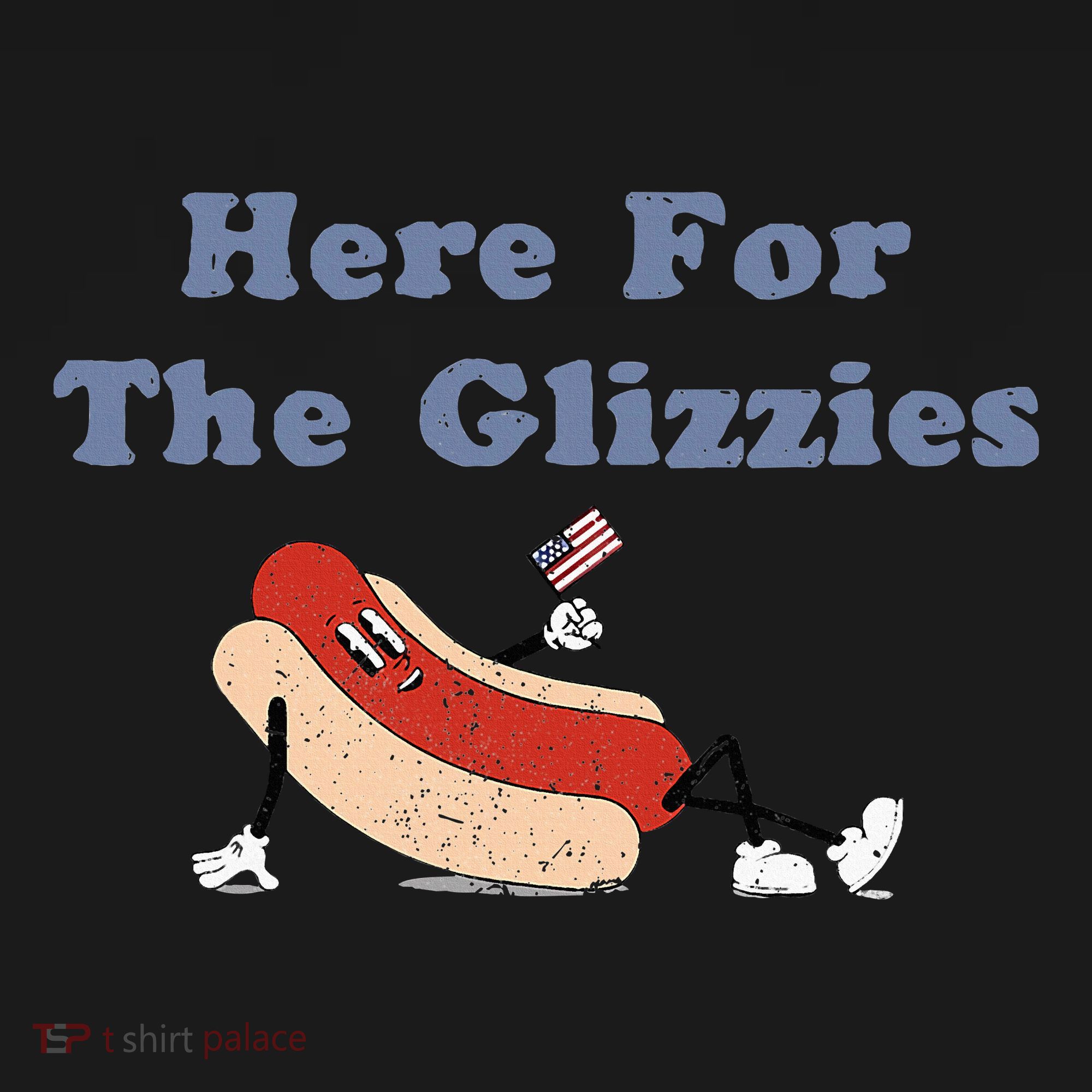 Here For The Glizzies 4th Of July Long Sleeve Shirt