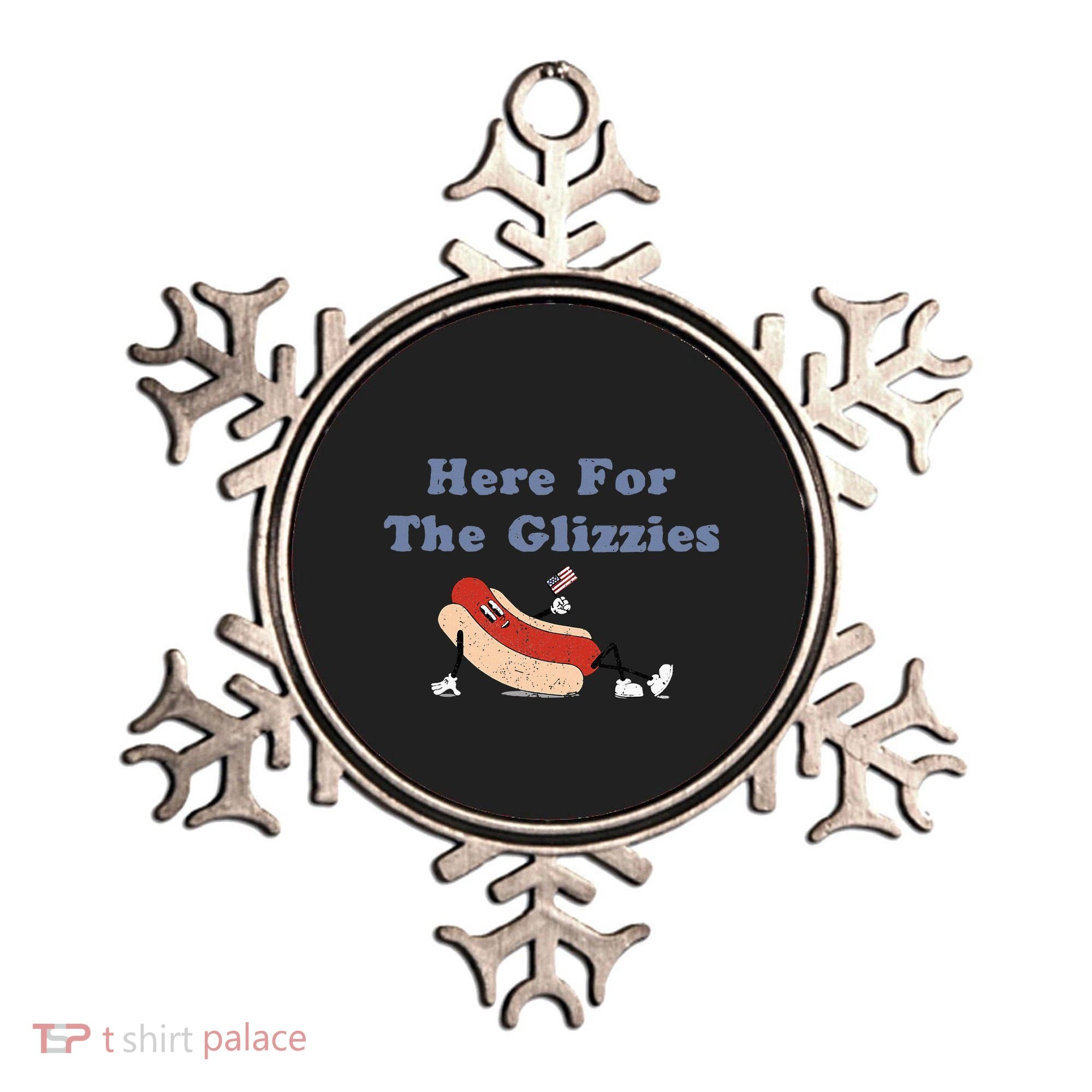 Here For The Glizzies 4th Of July Ornament