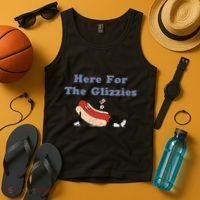 Here For The Glizzies 4th Of July Tank Top thumb 4