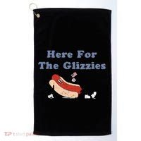 Here For The Glizzies 4th Of July Golf Towel thumb 0
