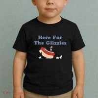 Here For The Glizzies 4th Of July Toddler T-Shirt thumb 2