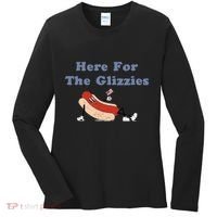Here For The Glizzies 4th Of July Women's Long Sleeve Shirt thumb 0