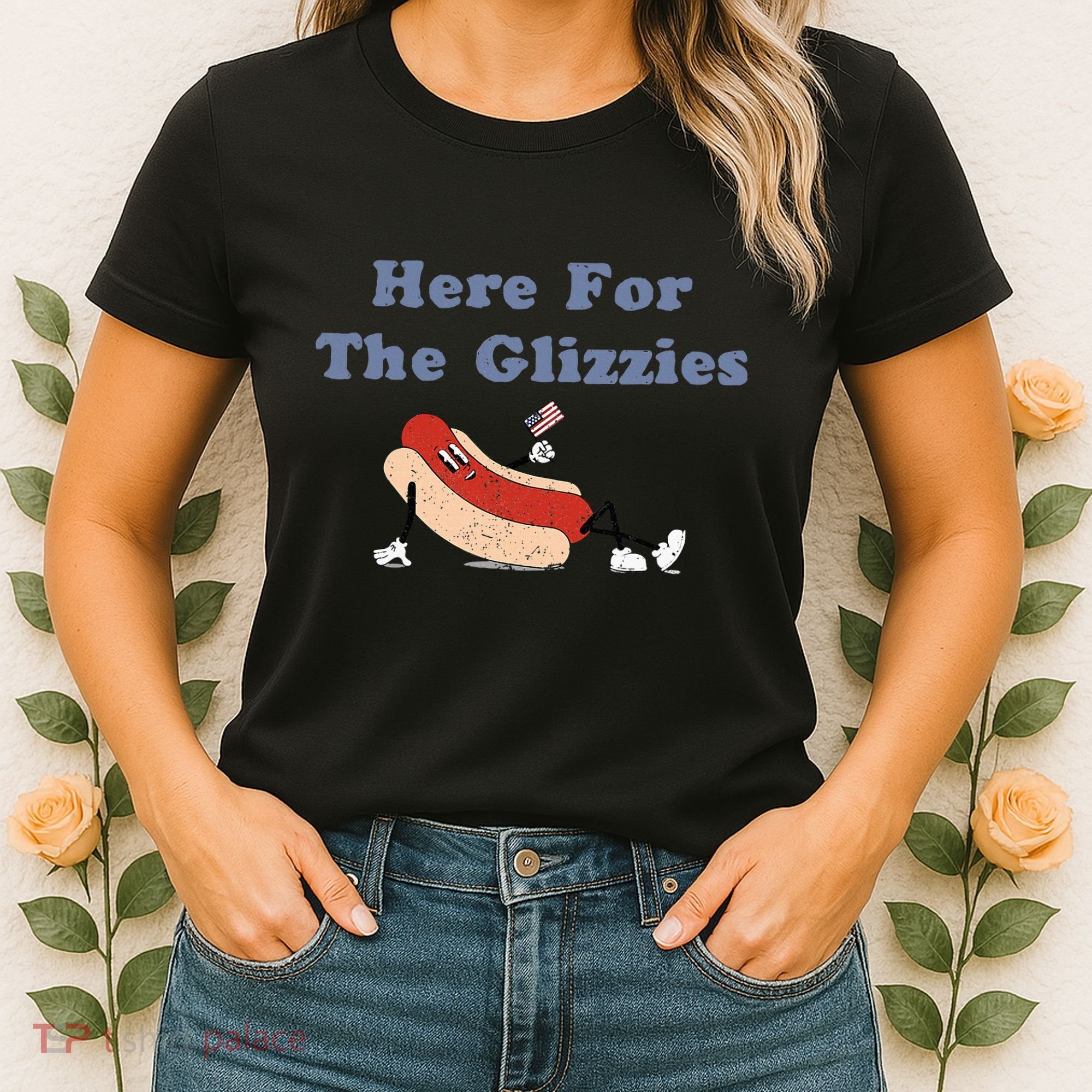 Here For The Glizzies 4th Of July Women's T-Shirt