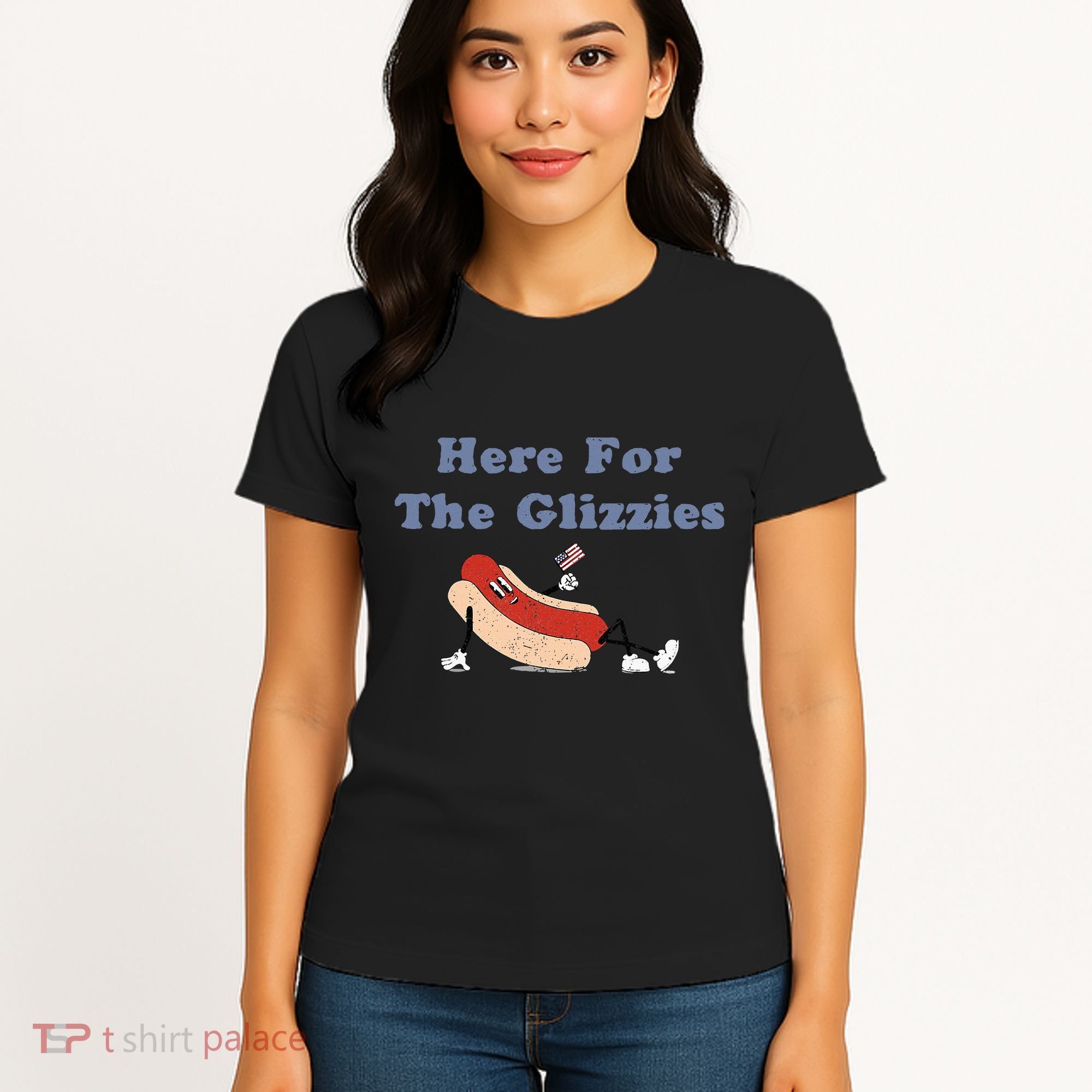 Here For The Glizzies 4th Of July Women's T-Shirt