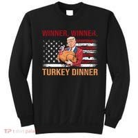 Humor Funny Trump Winner Winner Turkey Dinner Thanksgiving Sweatshirt thumb 0