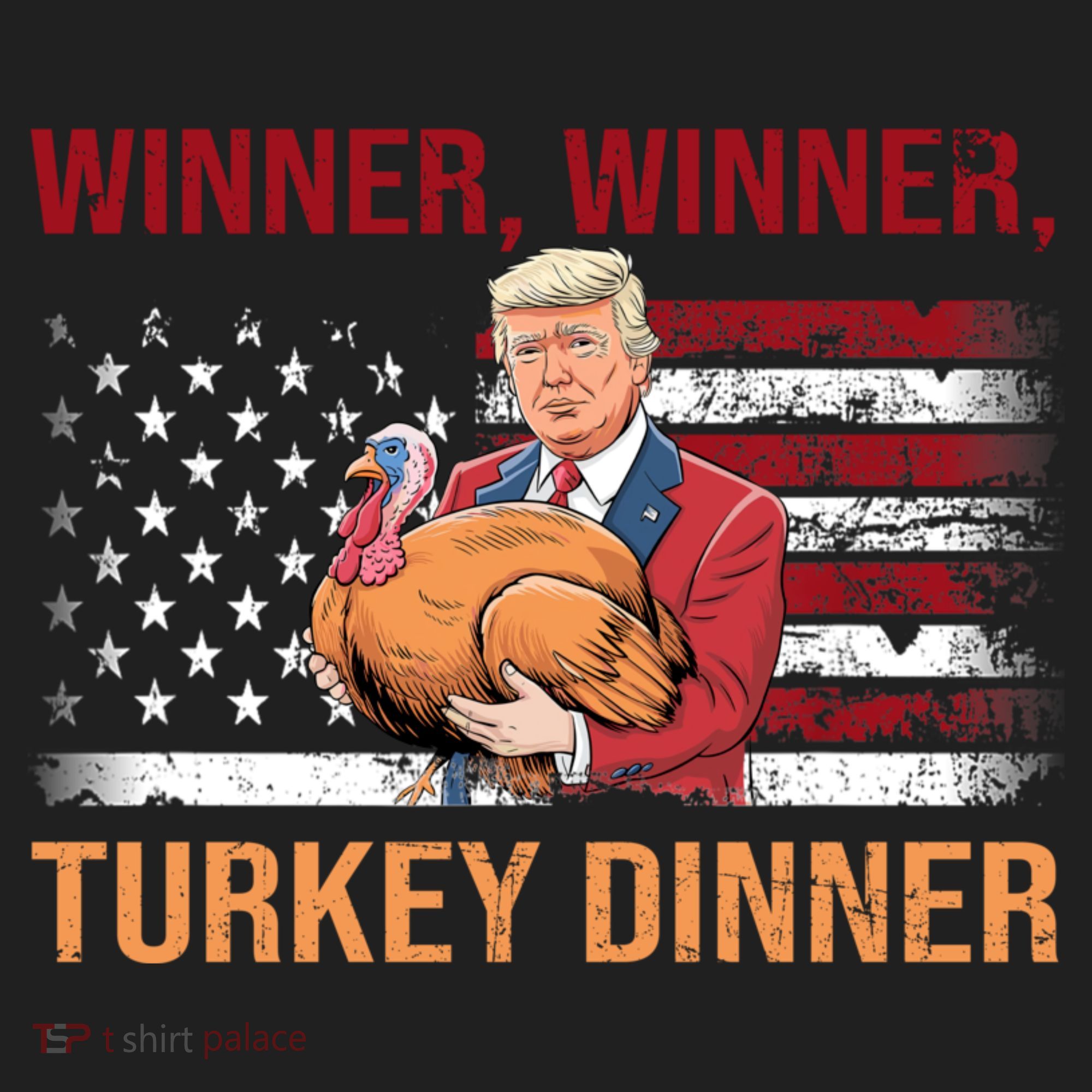 Humor Funny Trump Winner Winner Turkey Dinner Thanksgiving Beanie