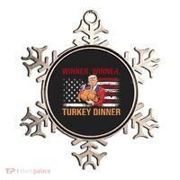 Humor Funny Trump Winner Winner Turkey Dinner Thanksgiving Ornament thumb 0