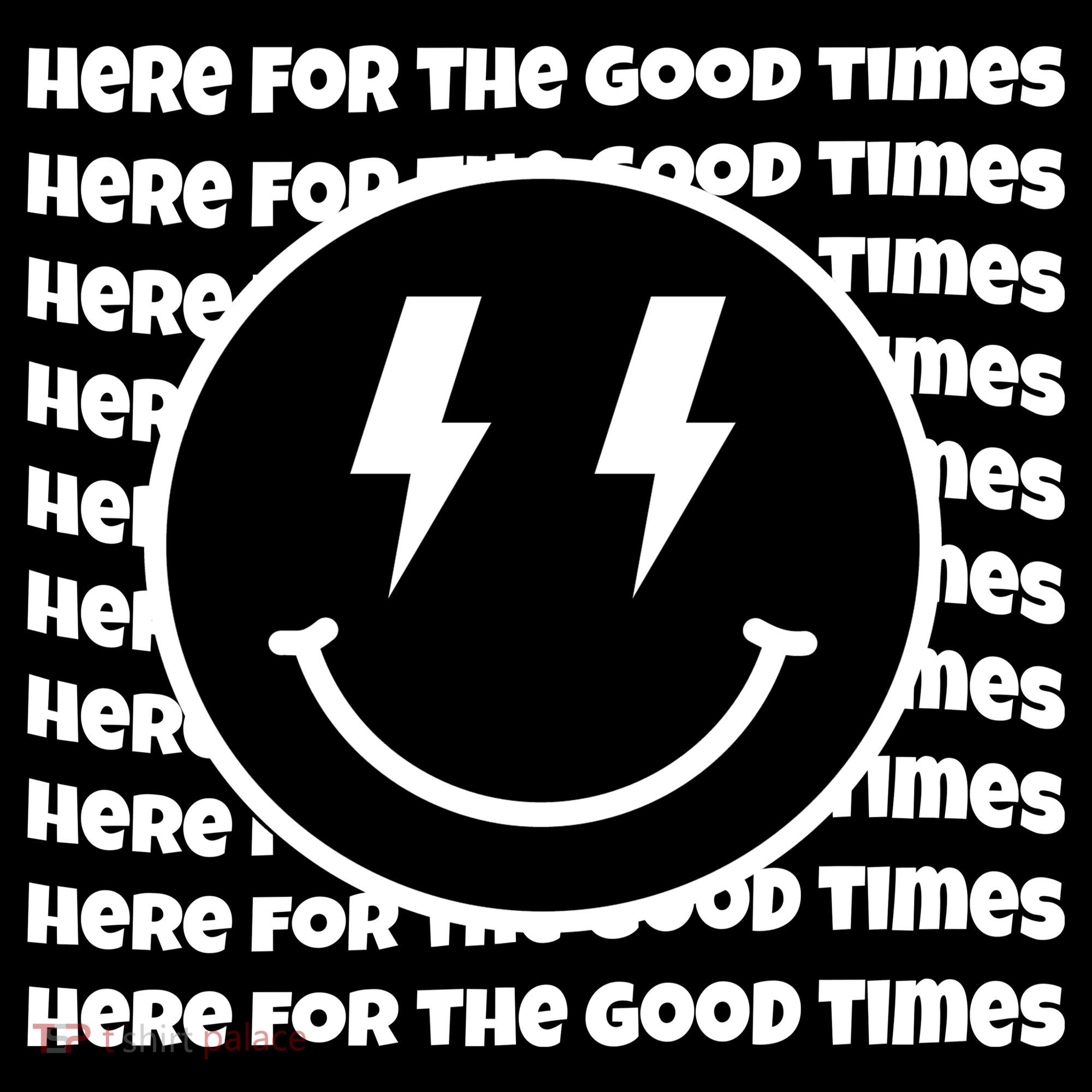 Here For The Good Times Retro Smile Coaster