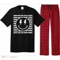 Here For The Good Times Retro Smile Pajama Set thumb 0