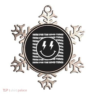 Here For The Good Times Retro Smile Ornament