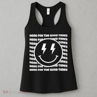 Here For The Good Times Retro Smile Women's Tank Top thumb 3